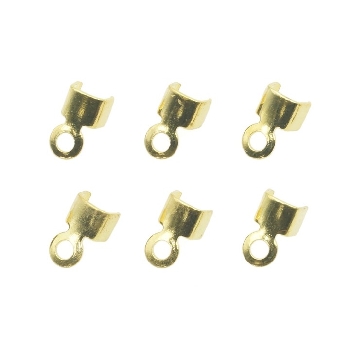 Terminal 5x3mm de laton para collar y pulsera igp