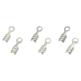 Terminal 8x2mm de acero para collar y pulsera