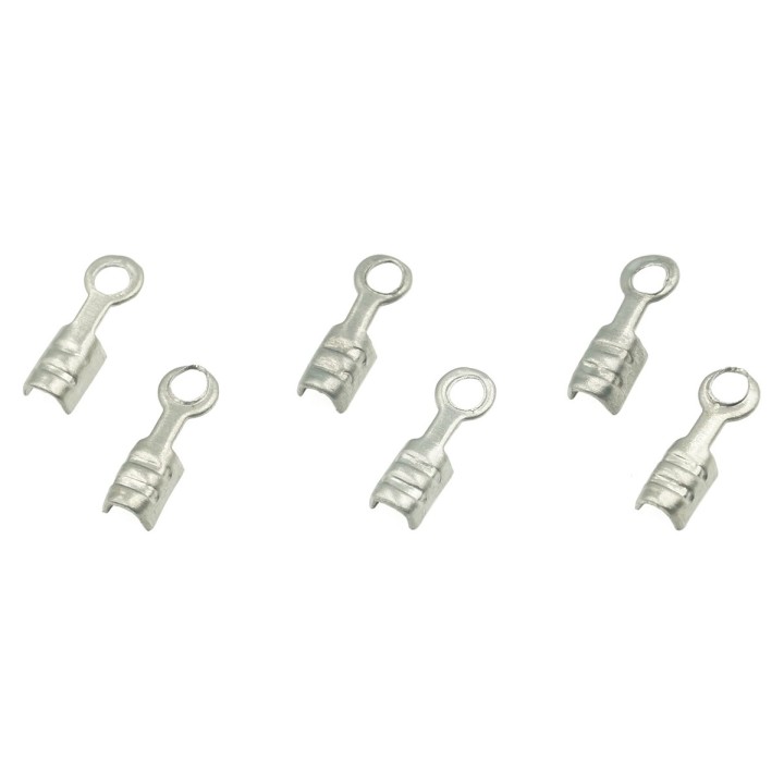 Terminal 8x2mm de acero para collar y pulsera