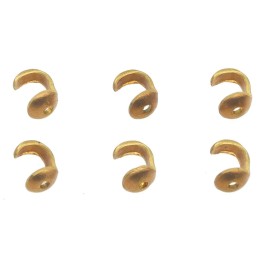 Terminal 4mm de laton para collar y pulsera