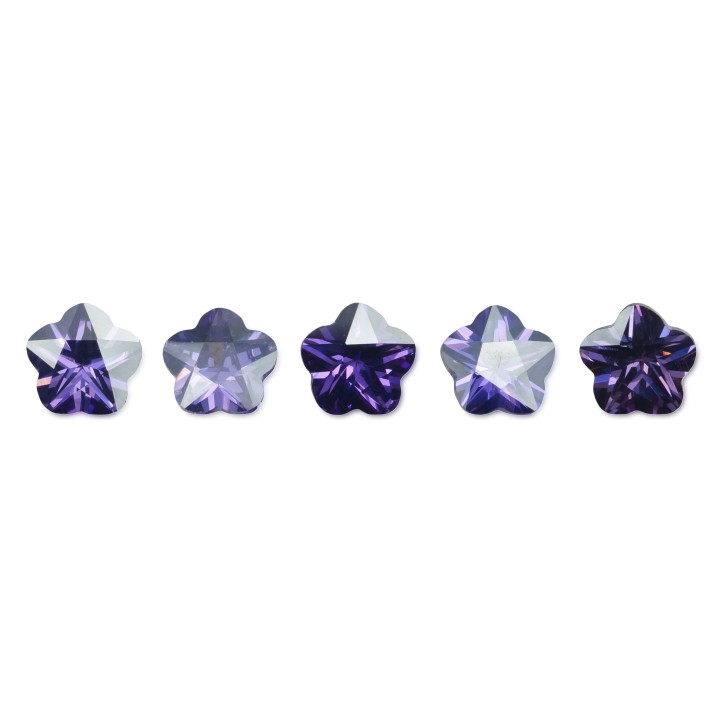Zirconia 5mm Flor 5 Petalos