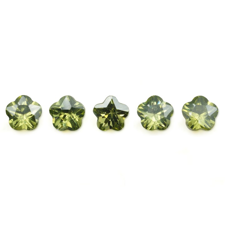 Zirconia 6mm Flor 5 Petalos