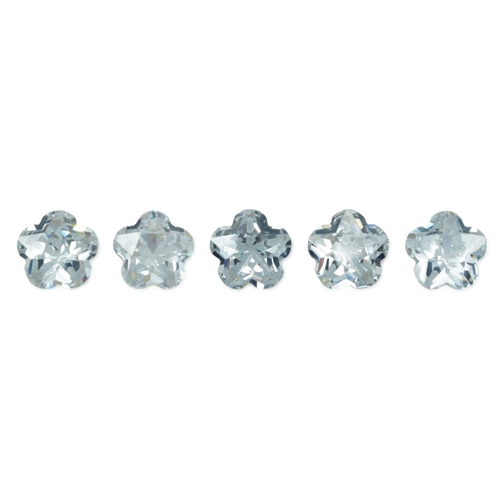 Zirconia 7mm Flor 5 Petalos
