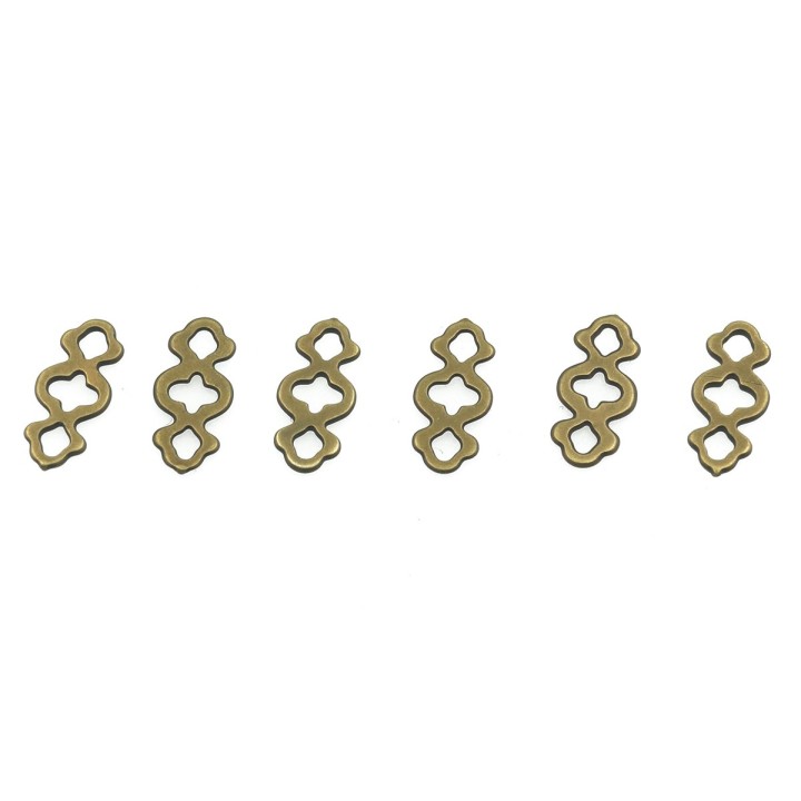 Terminal 9x4mm de laton para collar y pulsera