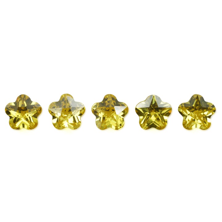 Zirconia 7mm Flor 5 Petalos