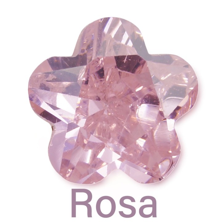 Zirconia 7mm Flor 5 Petalos