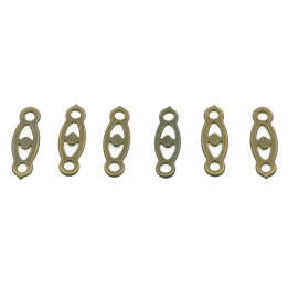 Terminal 9x3mm de laton para collar y pulsera