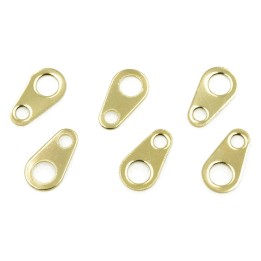 Terminal 9x6mm de laton para collar y pulsera igp