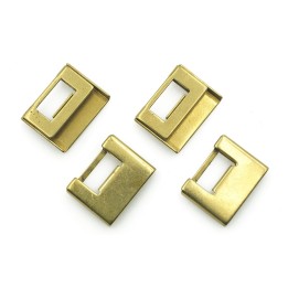 Terminal 13x10mm de laton para collar y pulsera
