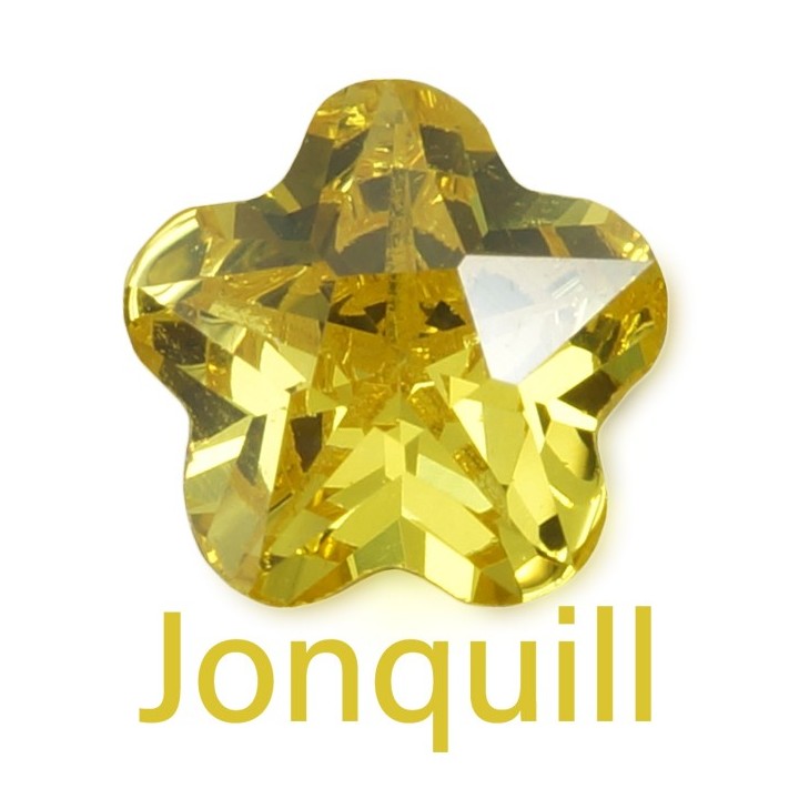 Zirconia 10mm Flor 5 Petalos