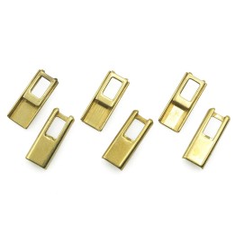 Terminal 11x4mm de laton para collar y pulsera