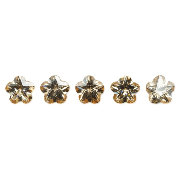 Zirconia 12mm Flor 5 Petalos