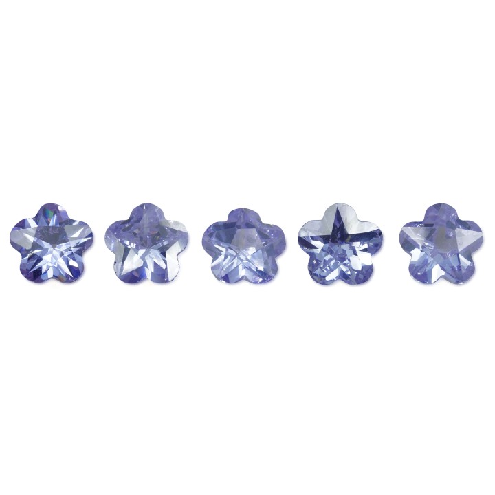 Zirconia 12mm Flor 5 Petalos