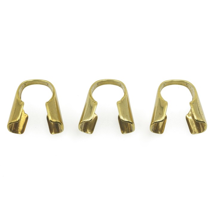 Terminal 10x6mm de laton para collar y pulsera
