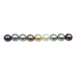 Perla con nudo 14mm de vidrio para collar pulsera y aretes
