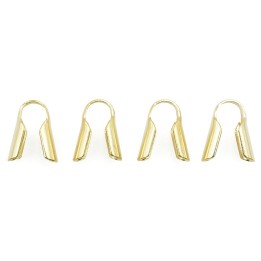 Terminal 10x4mm de laton para collar y pulsera