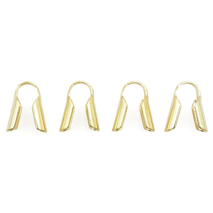 Terminal 10x4mm de laton para collar y pulsera