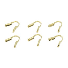 Terminal 7x3mm de laton para collar y pulsera igp