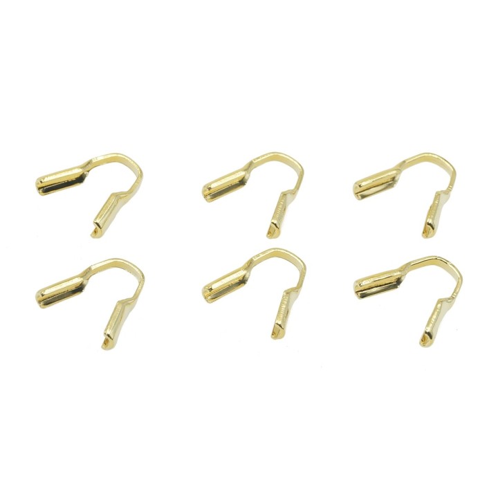 Terminal 7x3mm de laton para collar y pulsera igp