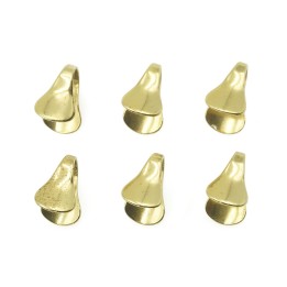 Terminal 4mm de laton para collar pulsera