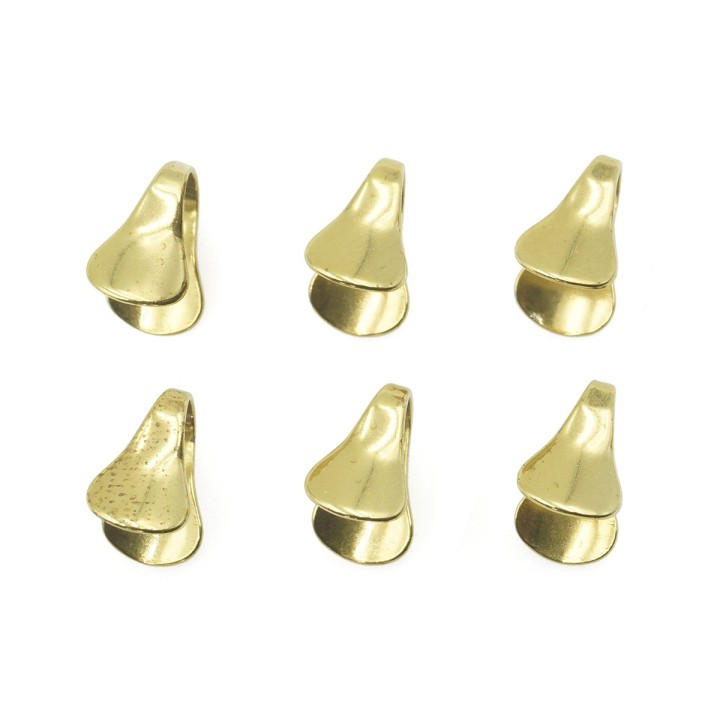 Terminal 4mm de laton para collar pulsera
