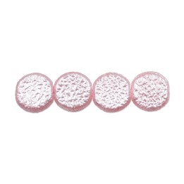 Perla redonda plana 16mm de vidrio para collar pulsera y aretes