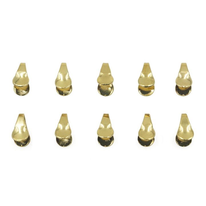 Terminal 2.5mm de laton para collar y pulsera igp