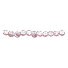 Perla grabada redonda 6mm de vidrio para collar pulsera y aretes