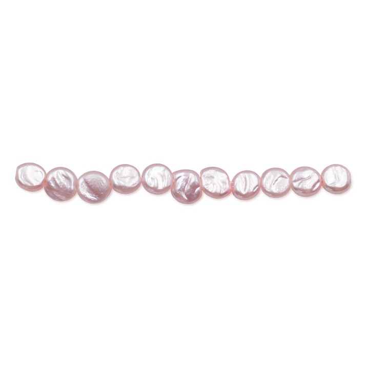 Perla grabada redonda 6mm de vidrio para collar pulsera y aretes