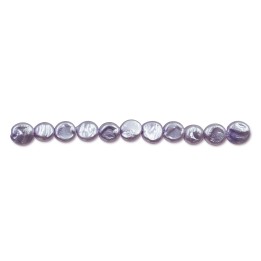 Perla grabada redonda 6mm de vidrio para collar pulsera y aretes