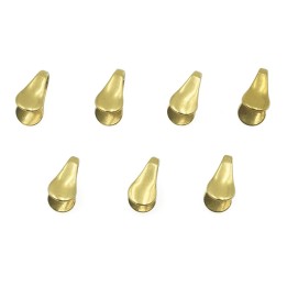 Terminal 2.5mm de laton para collar y pulsera