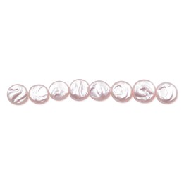 Perla grabada redonda 8mm de vidrio para collar pulsera y aretes