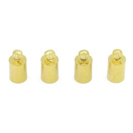 Terminal 10mm de laton para collar y pulsera igp