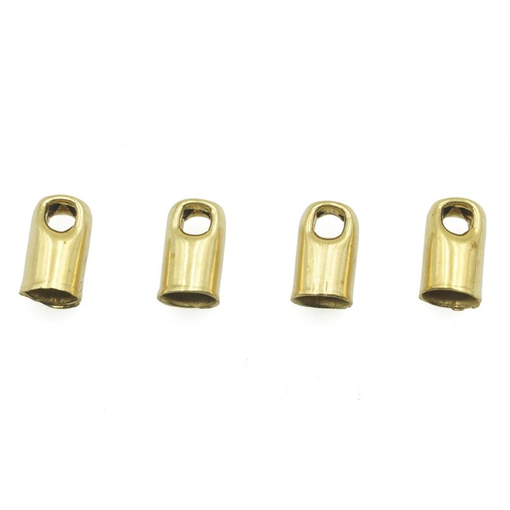 Terminal 3mm de laton para collar y pulsera