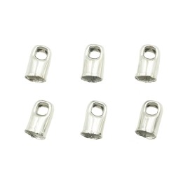 Terminal 2.5mm de laton para collar y pulsera irp