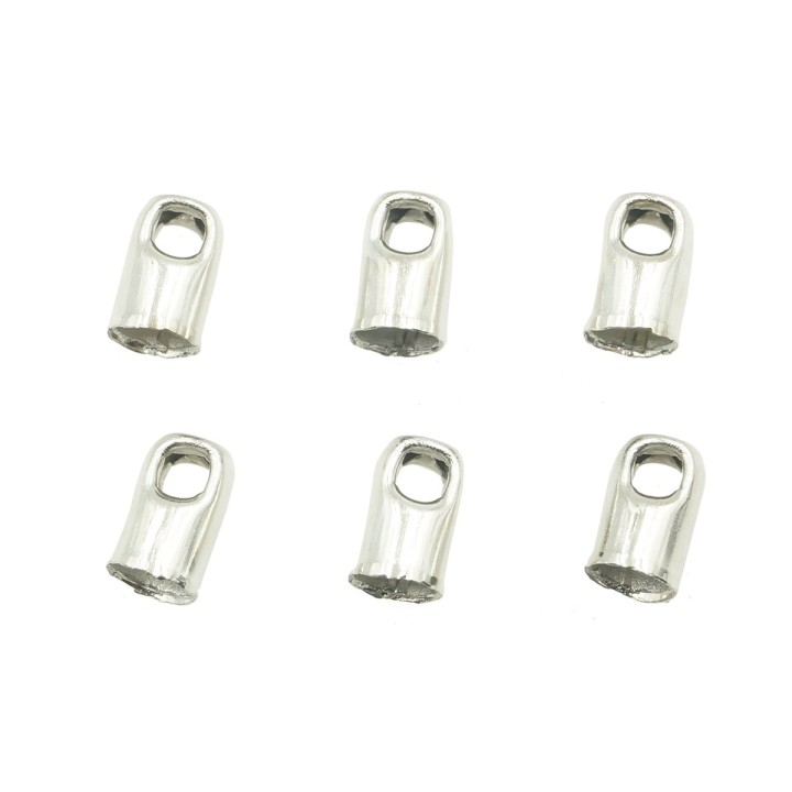 Terminal 2.5mm de laton para collar y pulsera irp