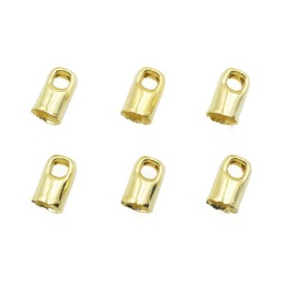 Terminal 2.5mm de laton para collar y pulsera igp