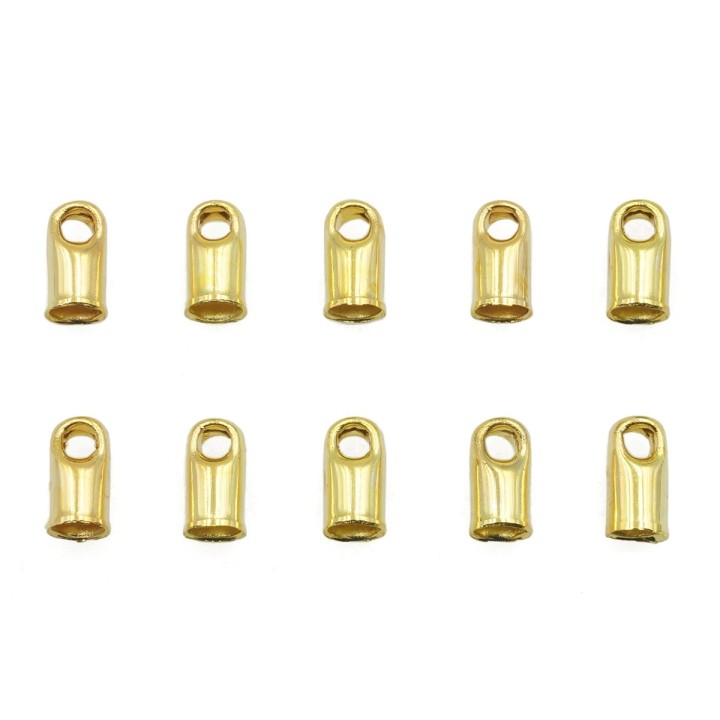 Terminal 2mm de laton para collar y pulsera igp