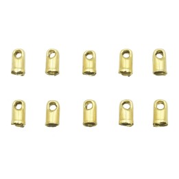 Terminal 1.5mm de laton para collar y pulsera