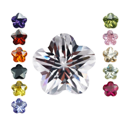 Zirconia 8mm Flor 5 Petalos