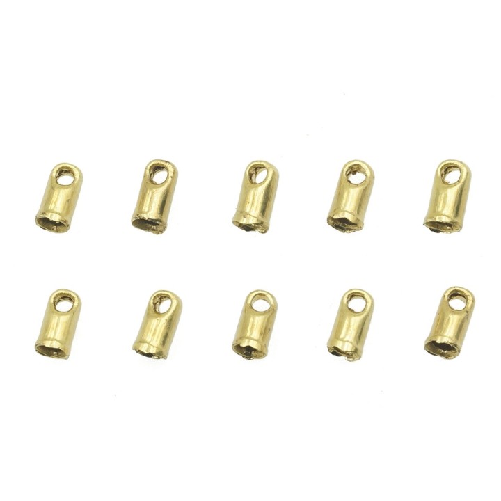 Terminal 1.2mm de laton para collar y pulsera