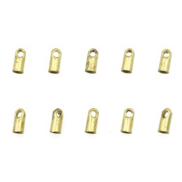 Terminal 1mm de laton para collar y pulsera