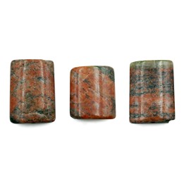 Piedra Natural 20x15x5mm Rectangulo Epidot