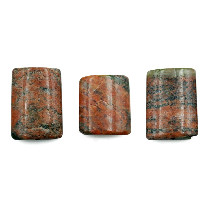 Piedra Natural 20x15x5mm Rectangulo Epidot
